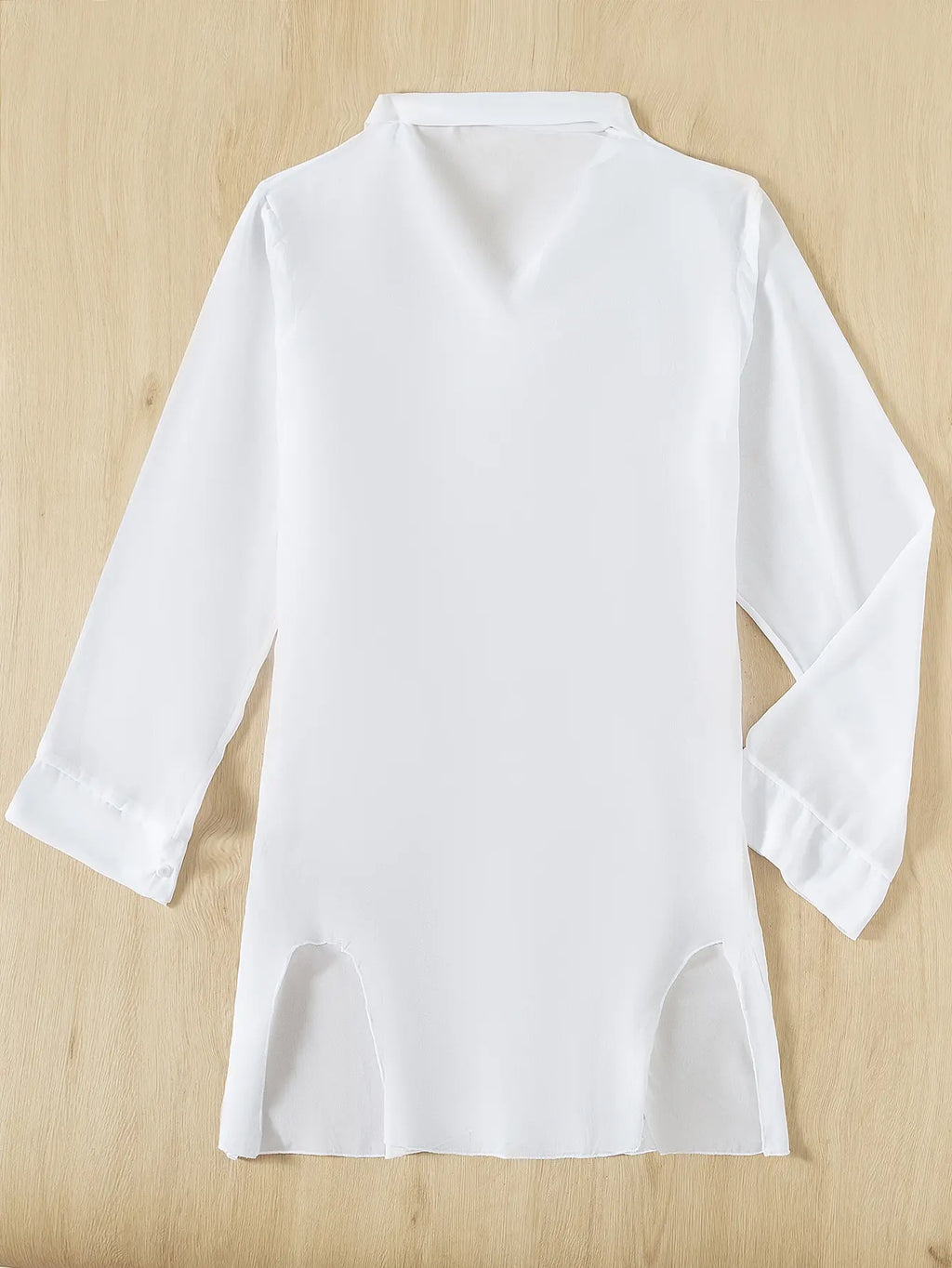 Beach Cover Up Women Long Sleeve Tunic Dress 2026 Swimsuit Swimwear Bathing Suit